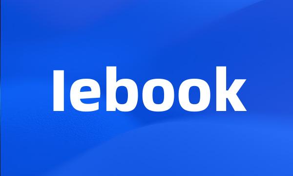 Iebook