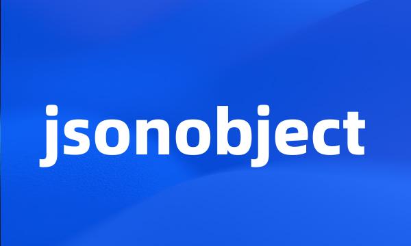 jsonobject