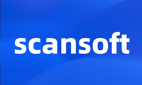 scansoft