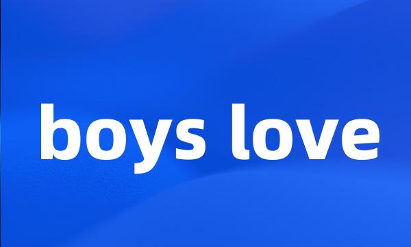 boys love