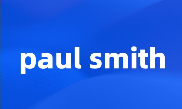 paul smith