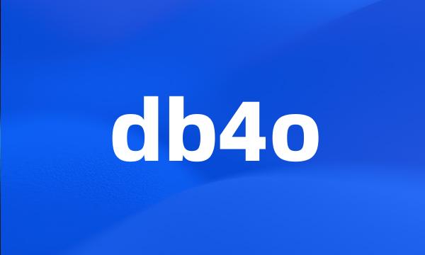 db4o