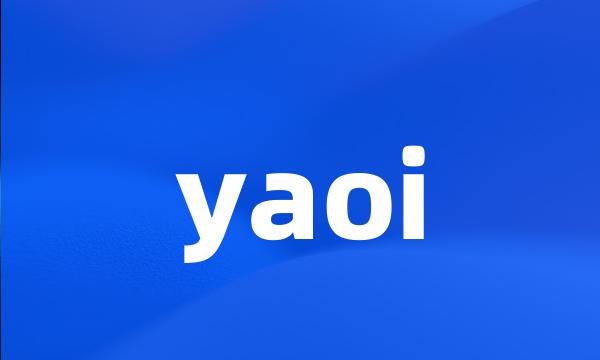 yaoi