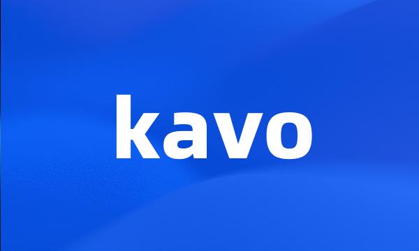 kavo