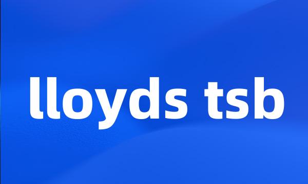 lloyds tsb