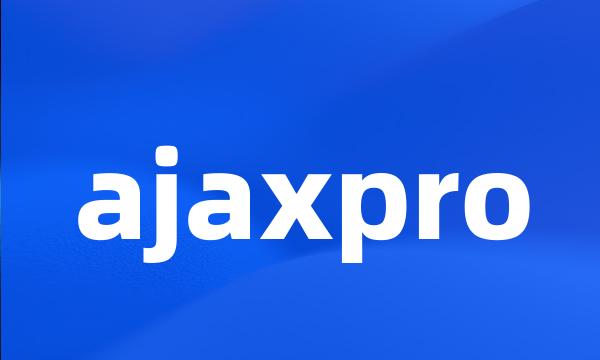 ajaxpro