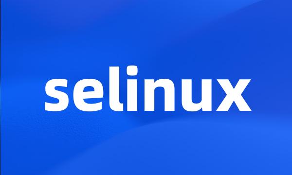 selinux