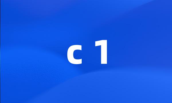 c 1