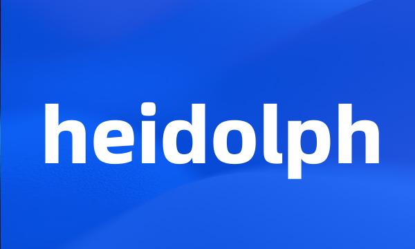 heidolph