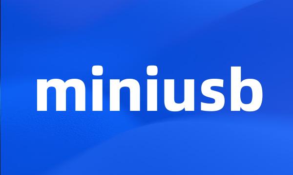 miniusb