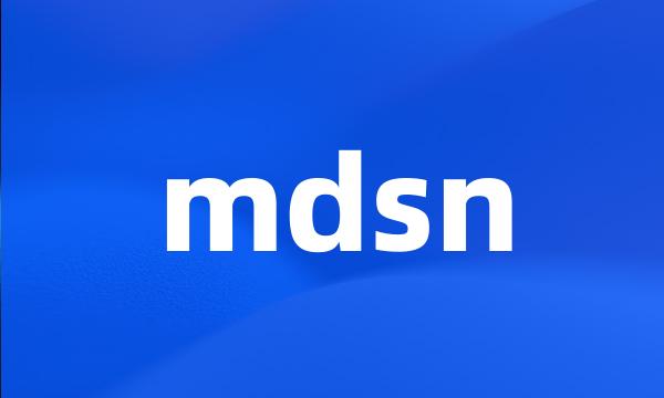 mdsn