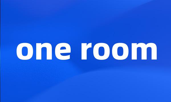 one room