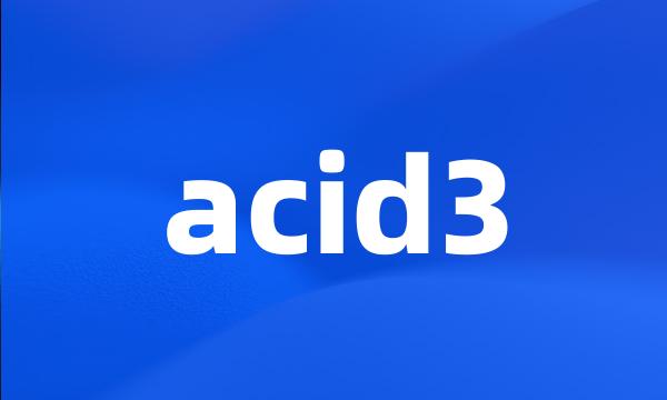 acid3