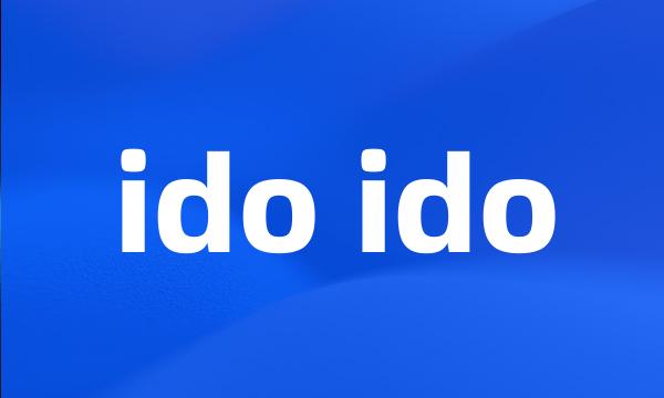 ido ido