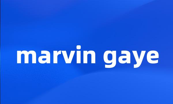 marvin gaye