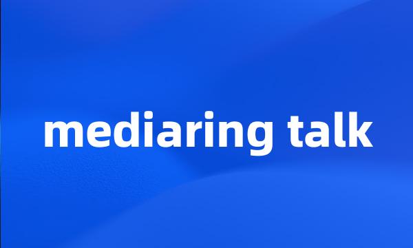 mediaring talk