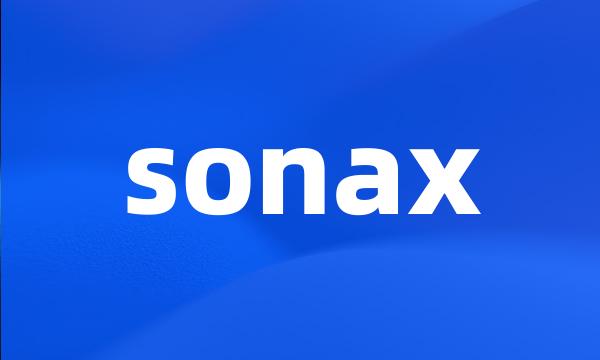 sonax