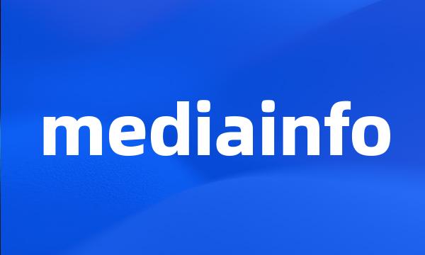 mediainfo