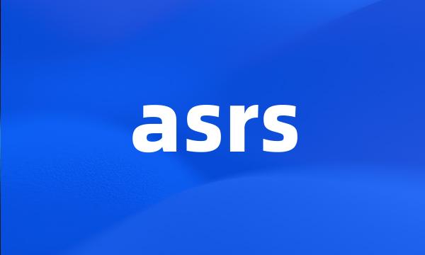 asrs