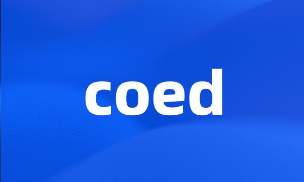 coed