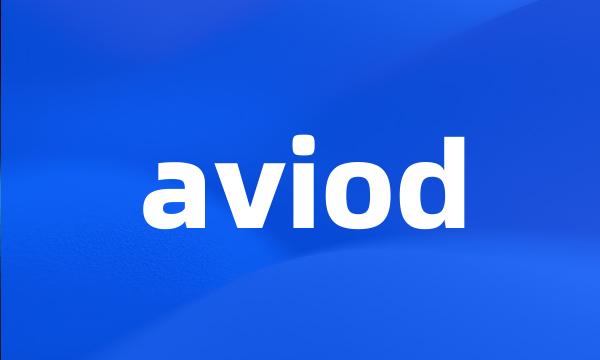 aviod