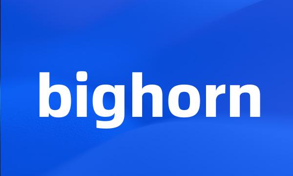 bighorn