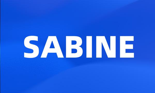 SABINE