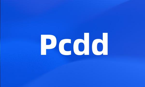 Pcdd