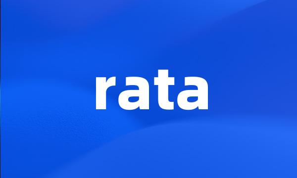 rata