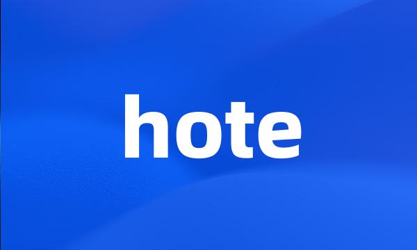 hote