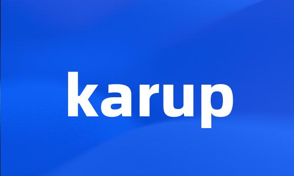 karup