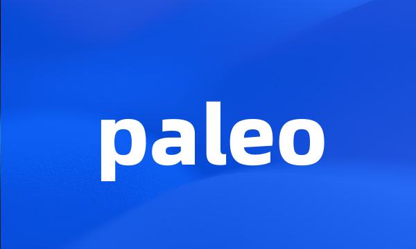 paleo