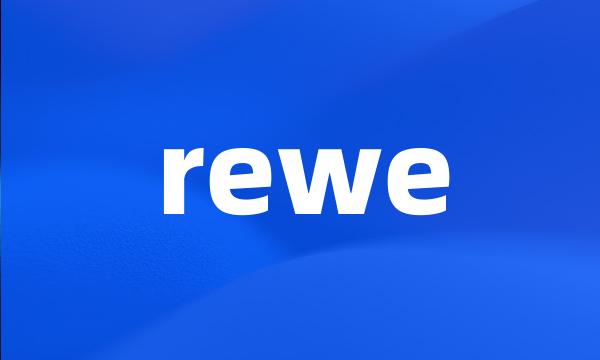 rewe