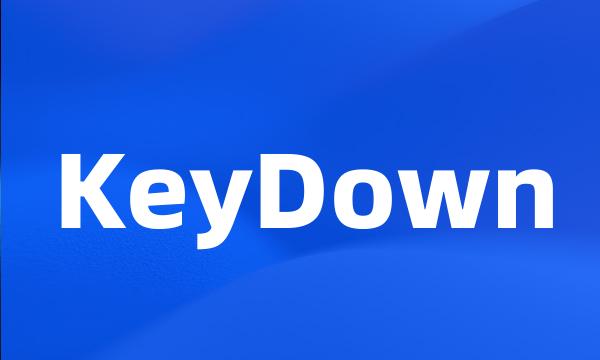 KeyDown