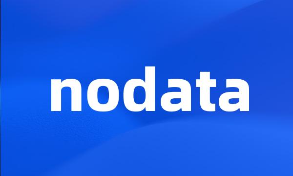 nodata