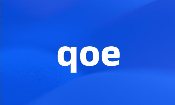 qoe