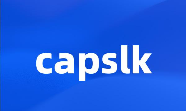 capslk