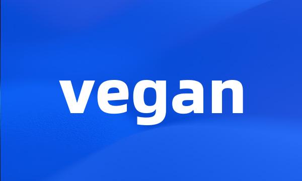 vegan