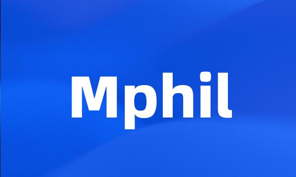 Mphil