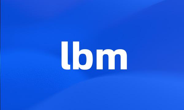 lbm