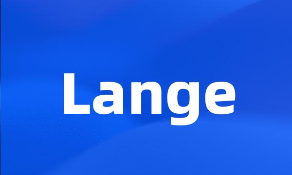 Lange