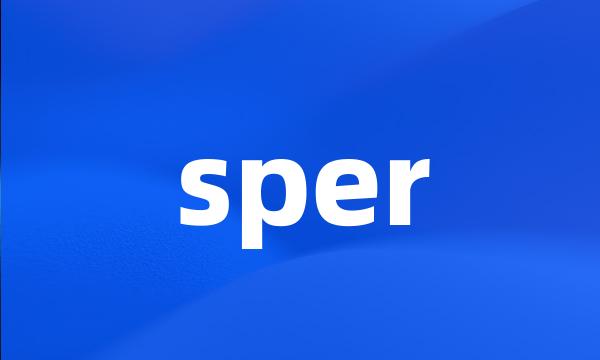 sper