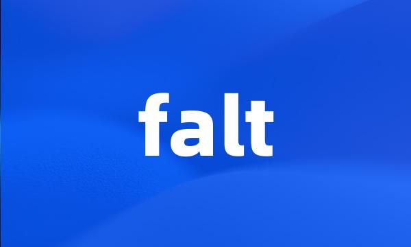 falt