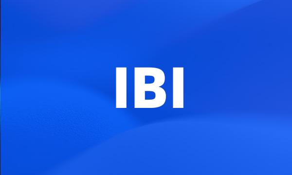 IBI