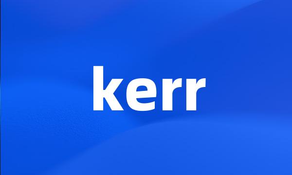 kerr