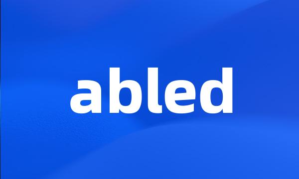 abled