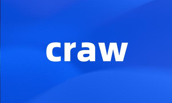 craw