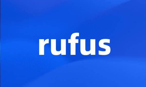 rufus