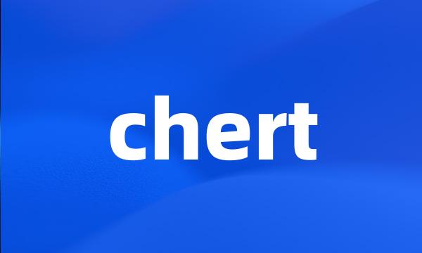 chert