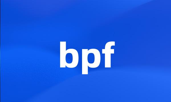 bpf